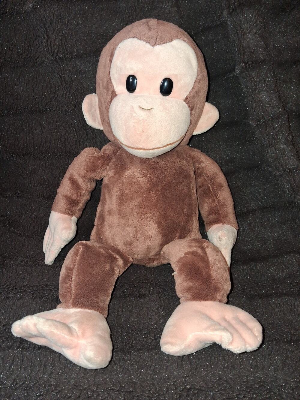 Classic Curious George 1 Plush Doll Stuffed Animal Pre owned.